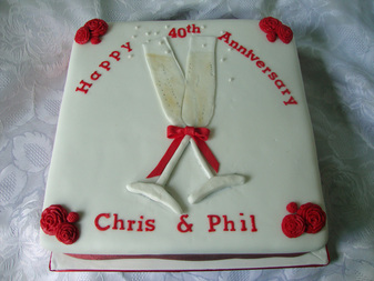 Wedding Anniversary Cake Kent